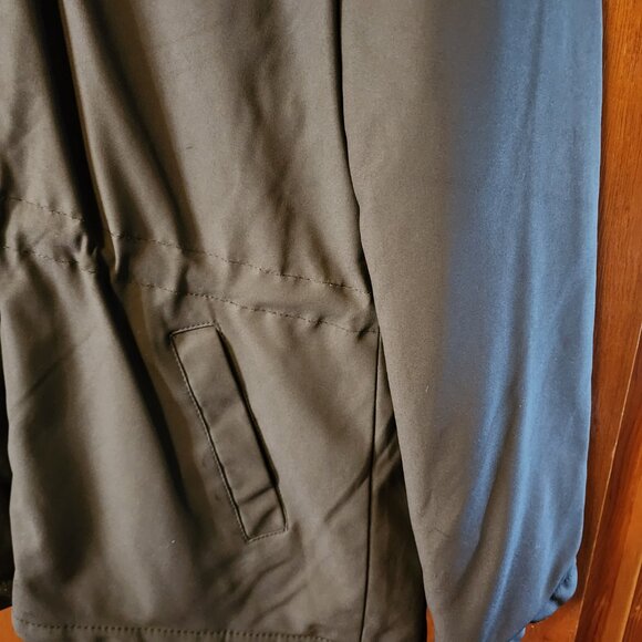 Women's Medium Weatherproof Brown Hooded Faux Fur Lined Zip Up Coat - Picture 5 of 12